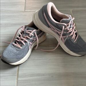 ASICS Women's Athletic Shoes in Gray and Pink